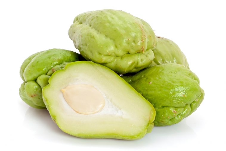 Chayote cocido para adelgazar